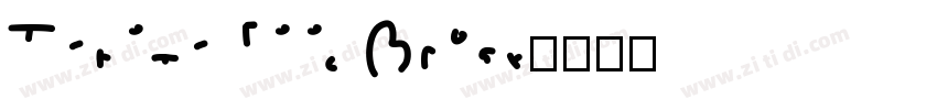 Takota Good Brush字体转换